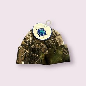 NWT Creative Knitwear Camo Knit Cap Newborn 100% Cotton
